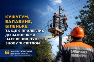 Поки ворог руйнує – енергетики відновлюють: як «Запоріжжяобленерго» повертає світло прифронтовим громадам
