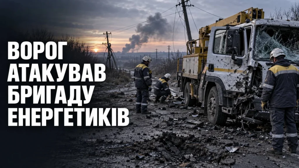 Друга атака від початку вересня: Андрій Стасевський повідомив про удар по бригаді «Запоріжжяобленерго»